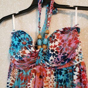 NEW and unique Maxi Sun Dress in jersey  Size L